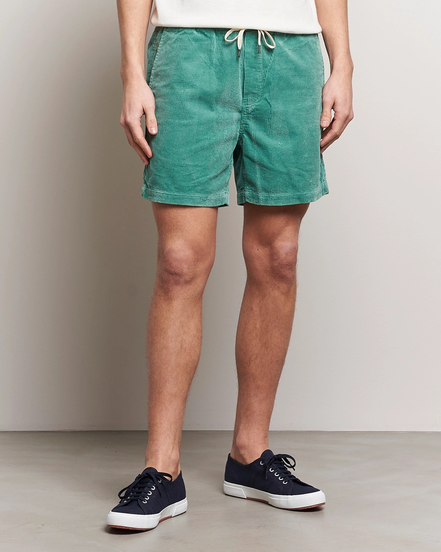 Herr | Shorts | Polo Ralph Lauren | Prepster Corduroy Drawstring Shorts Seafoam Green