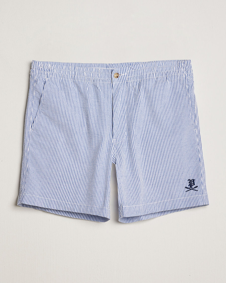 Herr | Shorts | Polo Ralph Lauren | Prepster Seersucker Shorts Blue