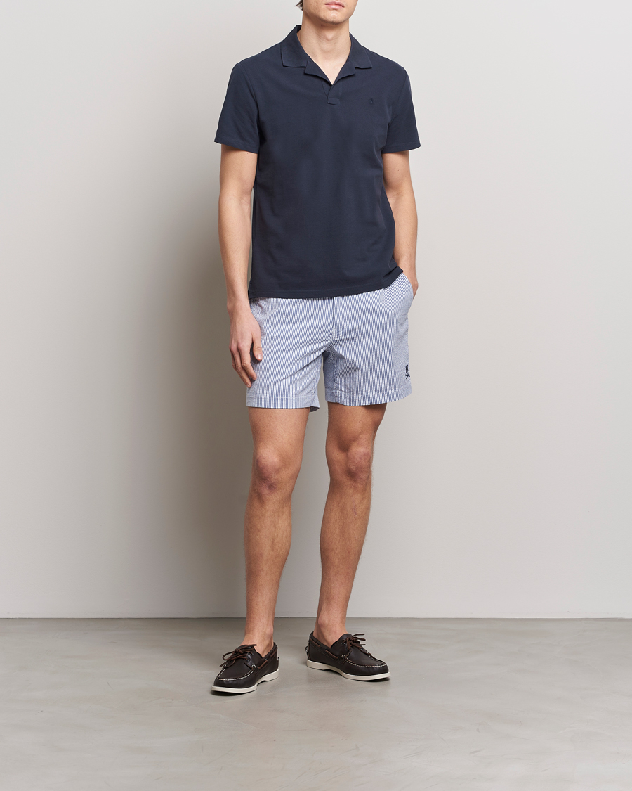Herr | Shorts | Polo Ralph Lauren | Prepster Seersucker Shorts Blue