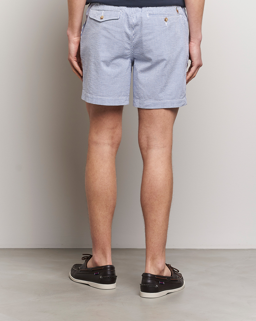 Herr | Shorts | Polo Ralph Lauren | Prepster Seersucker Shorts Blue