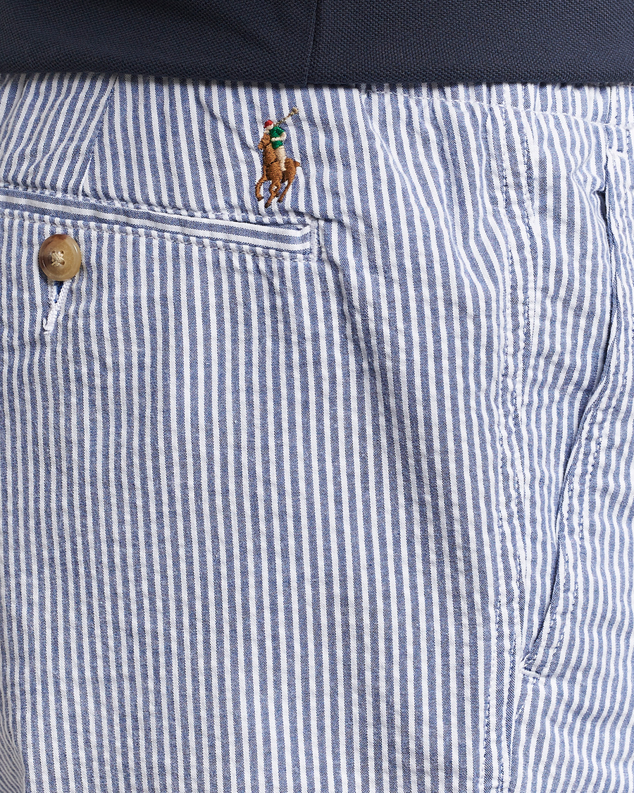 Herr | Shorts | Polo Ralph Lauren | Prepster Seersucker Shorts Blue