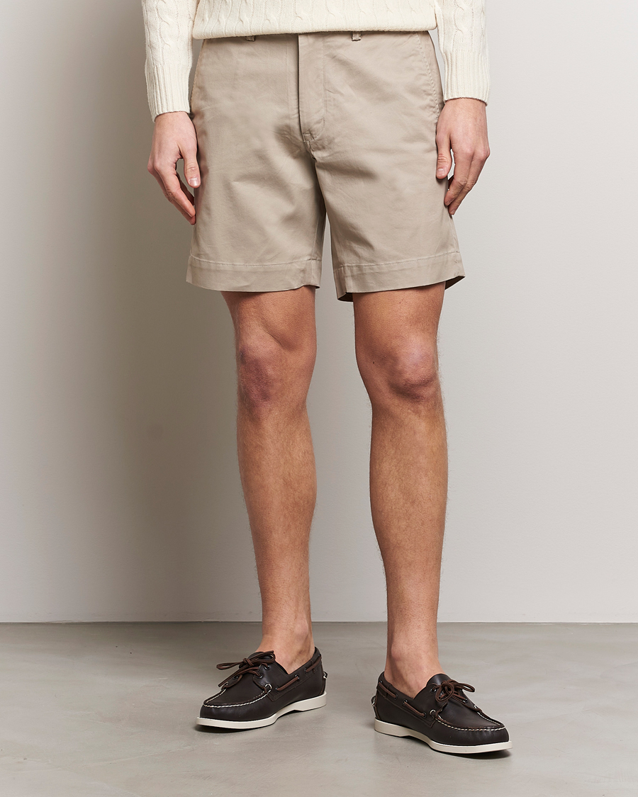 Herr | Avdelningar | Polo Ralph Lauren | Tailored Slim Fit Shorts Khaki Tan