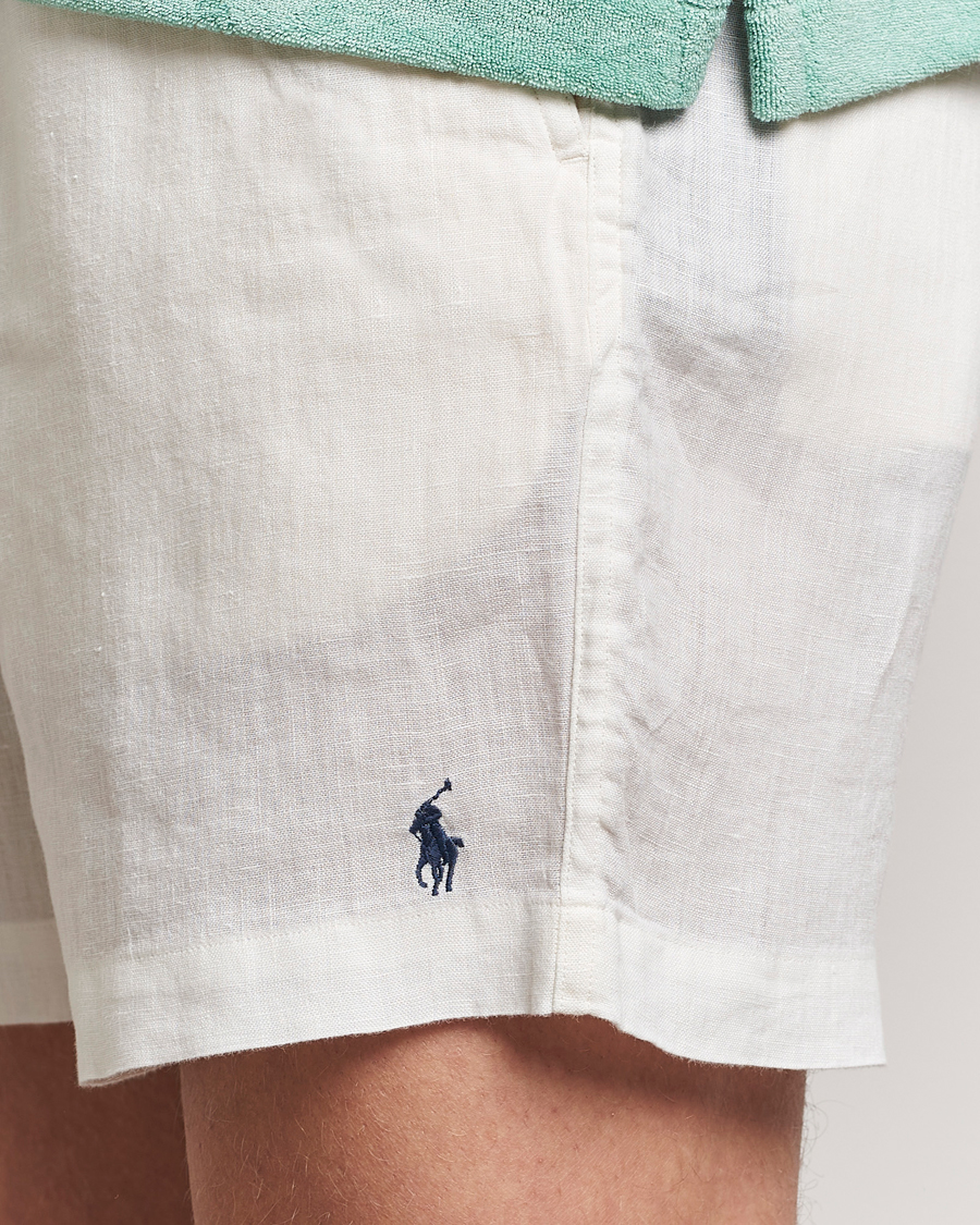 Herr | Shorts | Polo Ralph Lauren | Prepster Linen Drawstring Shorts Deckwash White