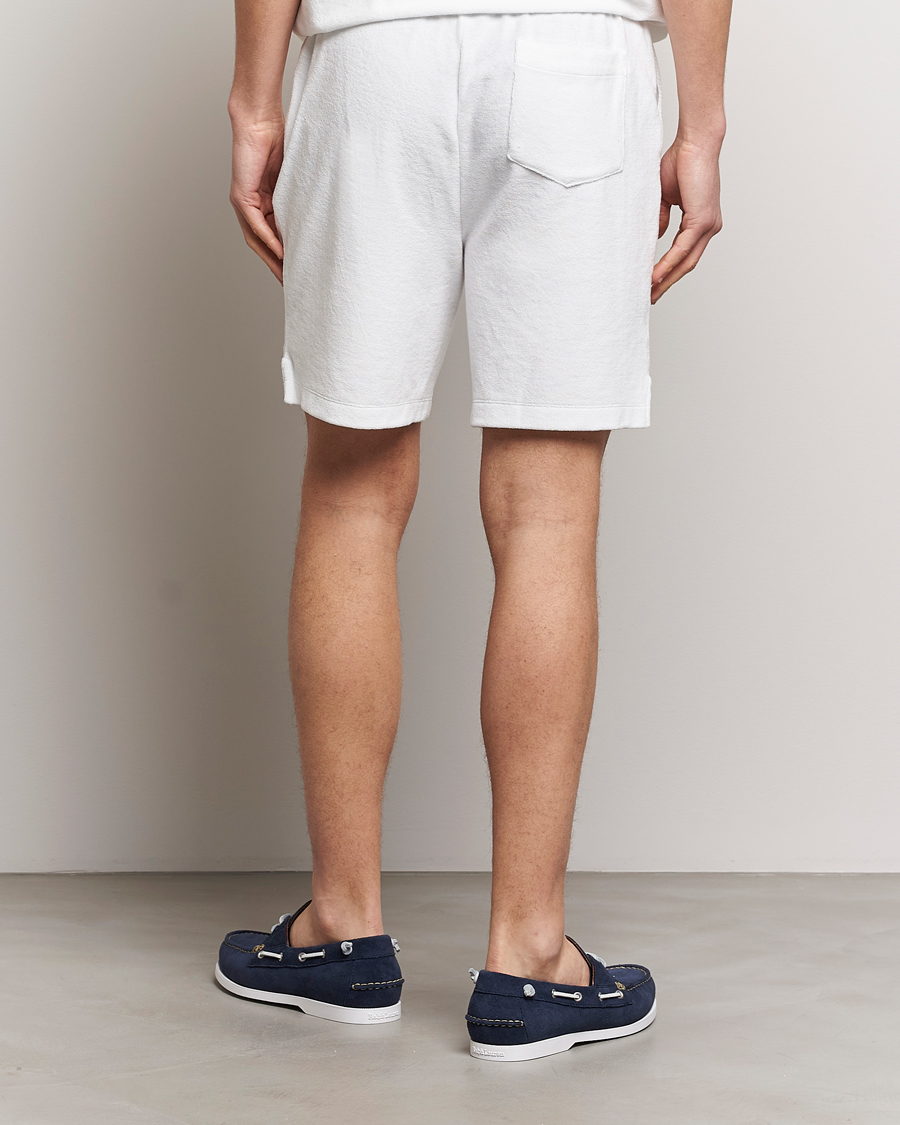 Herr | Shorts | Polo Ralph Lauren | Cotton Terry Drawstring Shorts White