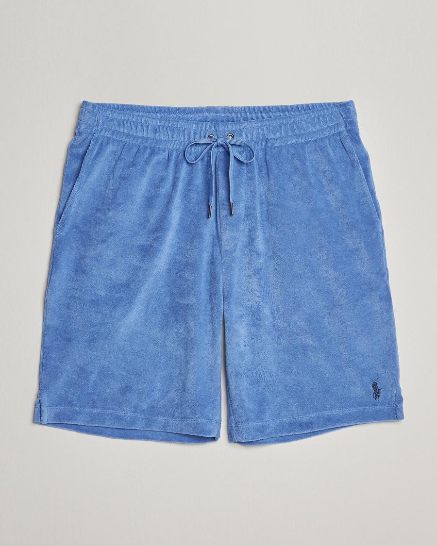 Herr | Shorts | Polo Ralph Lauren | Cotton Terry Drawstring Shorts Harbour Island Blue