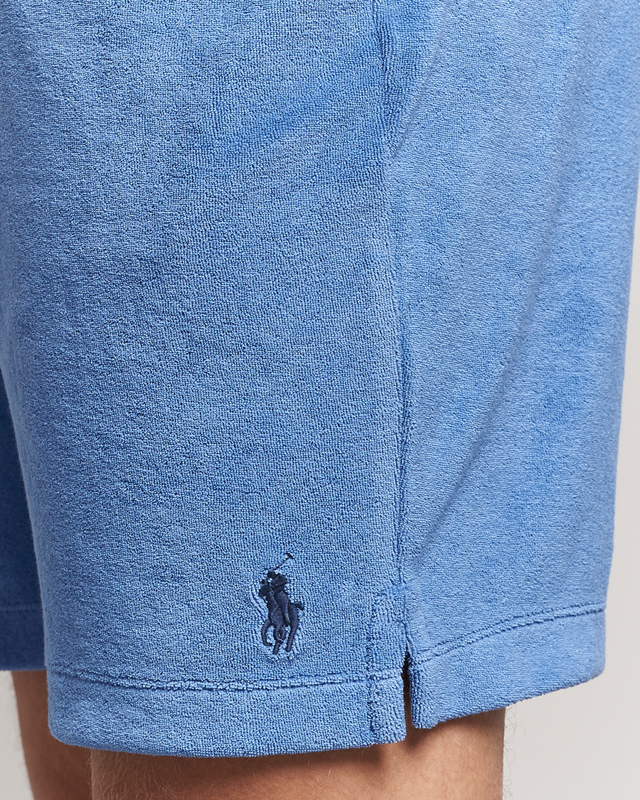 Herr | Shorts | Polo Ralph Lauren | Cotton Terry Drawstring Shorts Harbour Island Blue