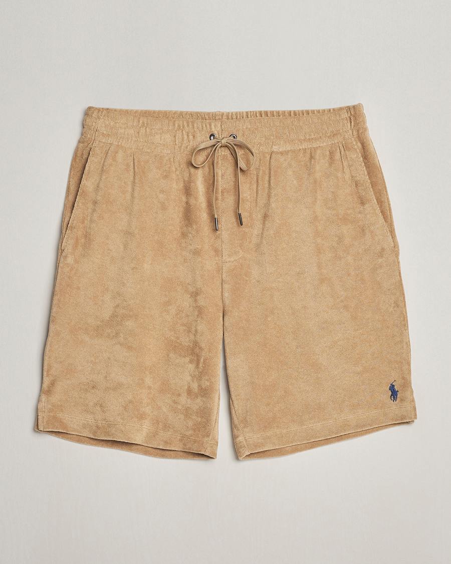 Herr | Shorts | Polo Ralph Lauren | Cotton Terry Drawstring Shorts Coastal Beige