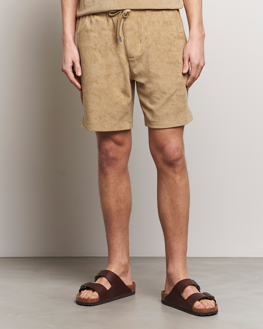 Herr | Only Polo | Polo Ralph Lauren | Cotton Terry Drawstring Shorts Coastal Beige