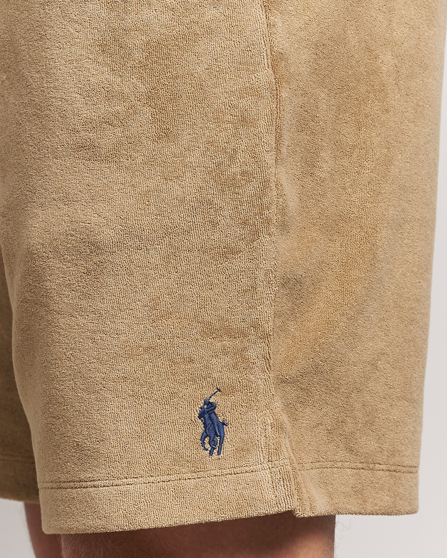 Herr | Shorts | Polo Ralph Lauren | Cotton Terry Drawstring Shorts Coastal Beige