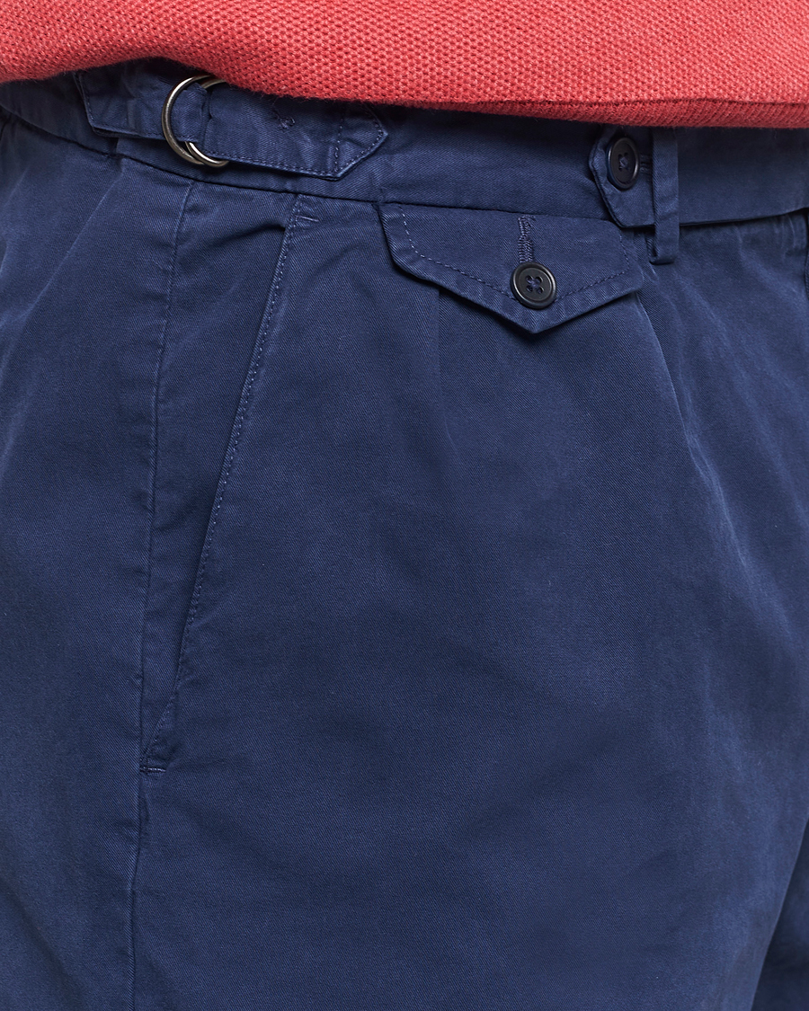 Herr | Shorts | Polo Ralph Lauren | Pleated Featherweight Twill Shorts Newport Navy