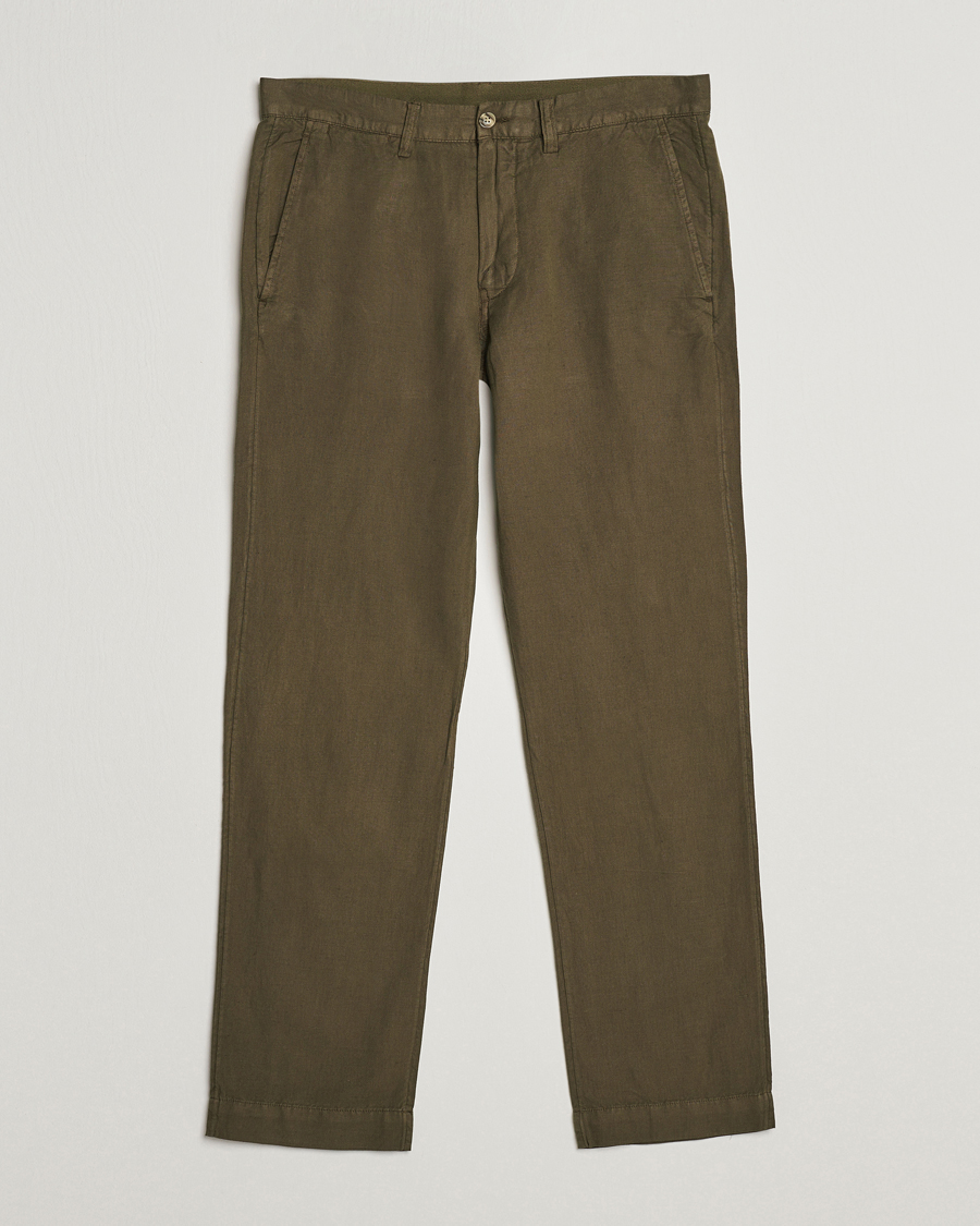 Herr | Byxor | Polo Ralph Lauren | Cotton/Linen Bedford Chinos Canopy Olive