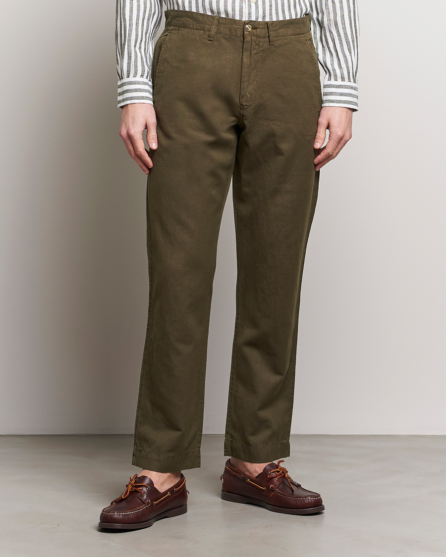 Herr | Udda kavaj | Polo Ralph Lauren | Cotton/Linen Bedford Chinos Canopy Olive