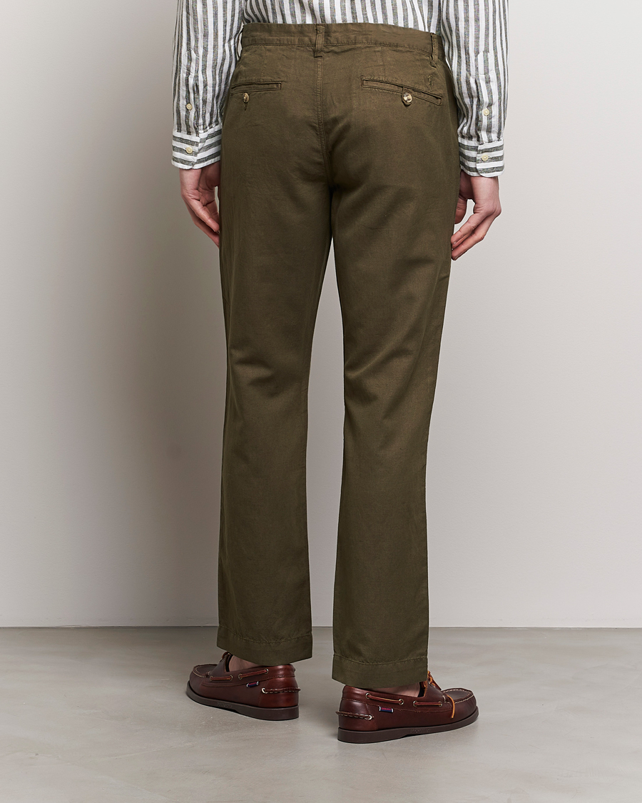 Herr | Byxor | Polo Ralph Lauren | Cotton/Linen Bedford Chinos Canopy Olive