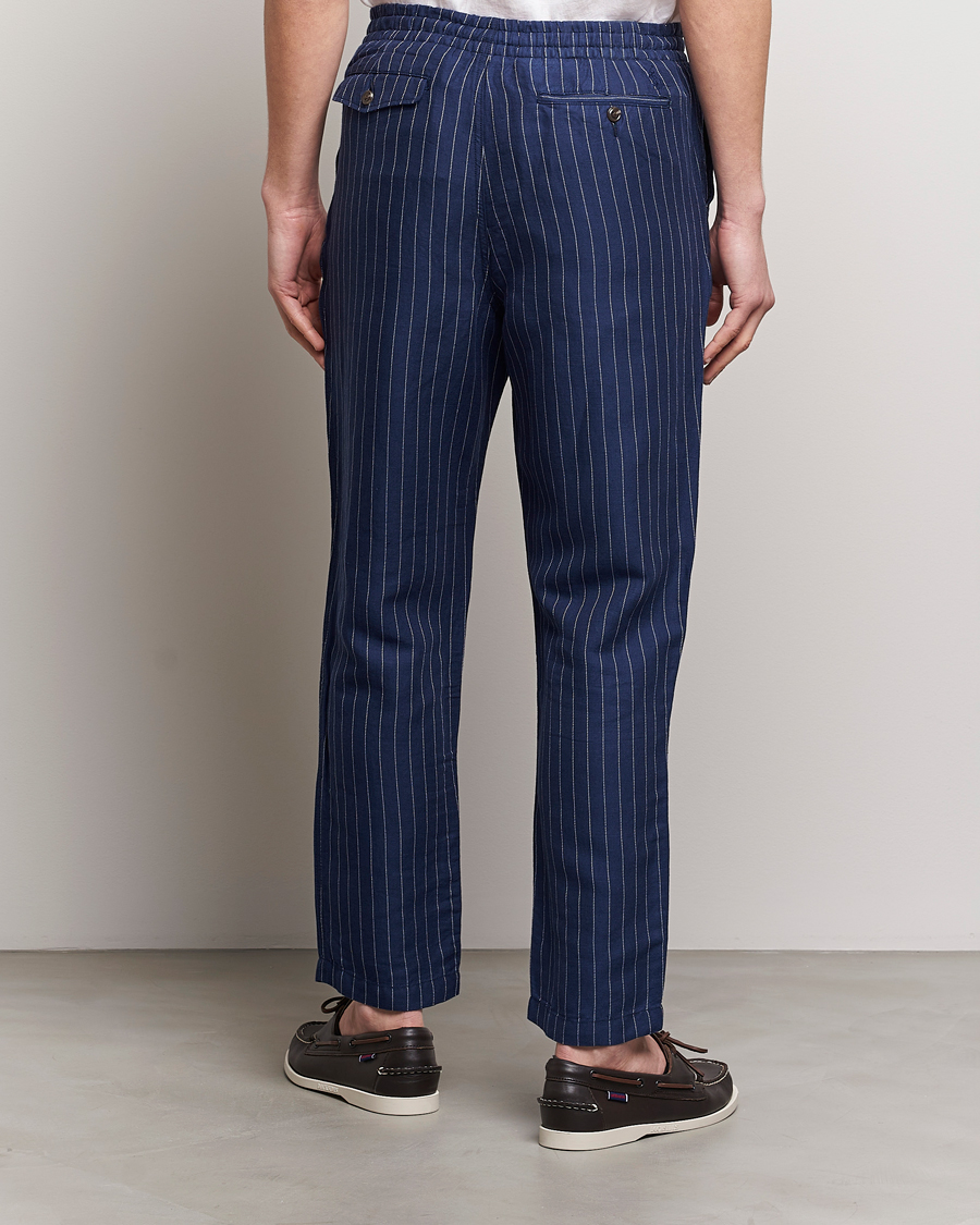 Herr | Byxor | Polo Ralph Lauren | Prepster V2 Linen Trousers Navy