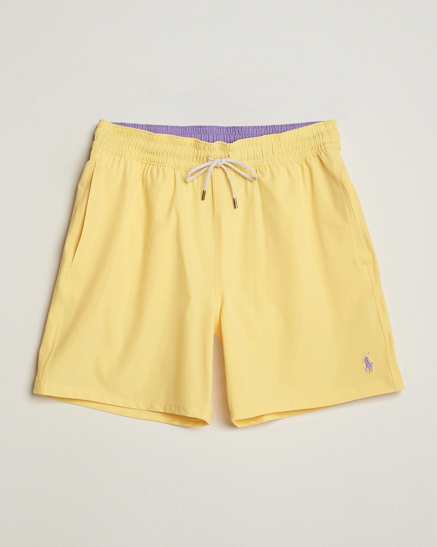 Herr | Badbyxor | Polo Ralph Lauren | Recycled Traveler Boxer Swimshorts Oasis Yellow