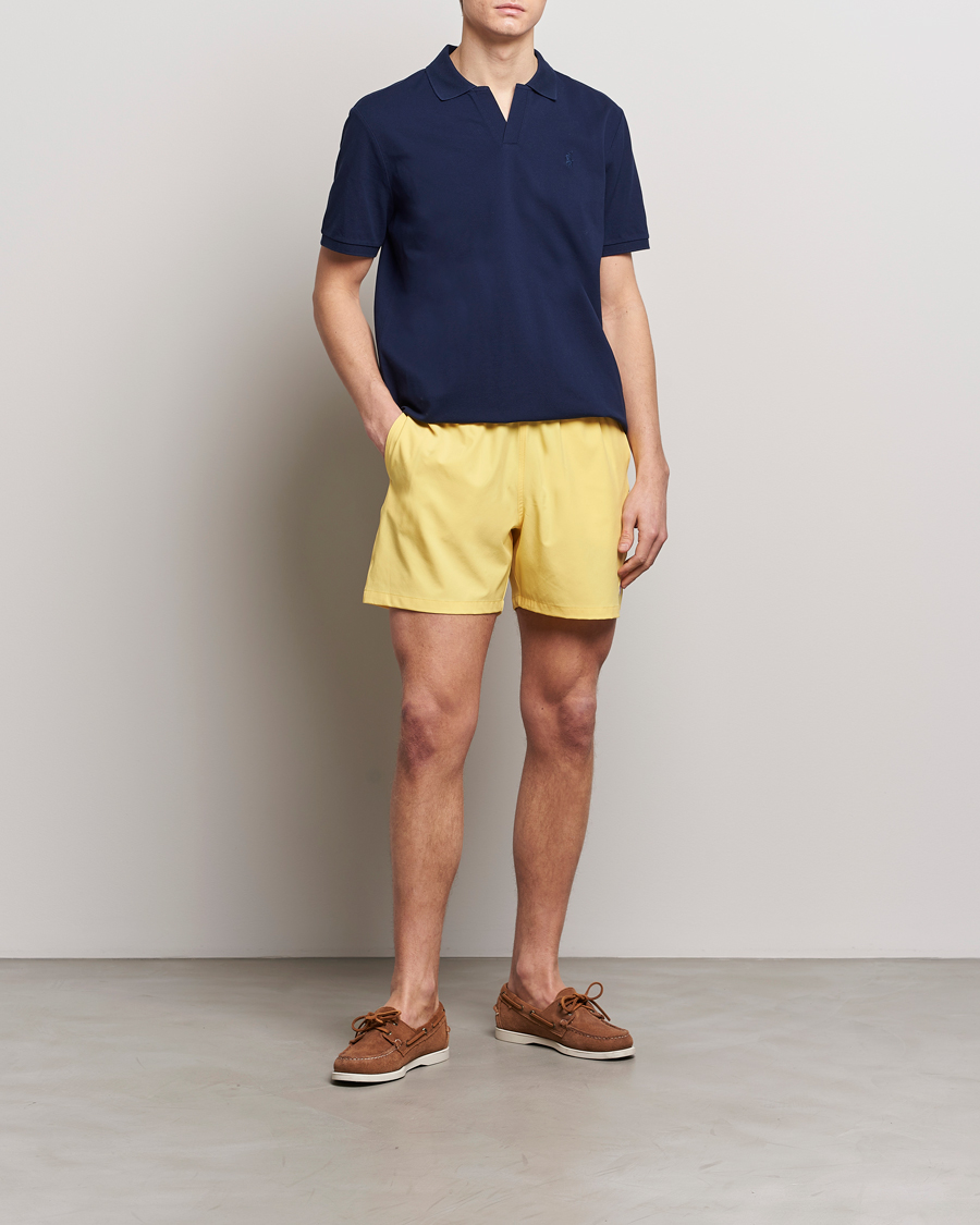 Herr | Badbyxor | Polo Ralph Lauren | Recycled Traveler Boxer Swimshorts Oasis Yellow