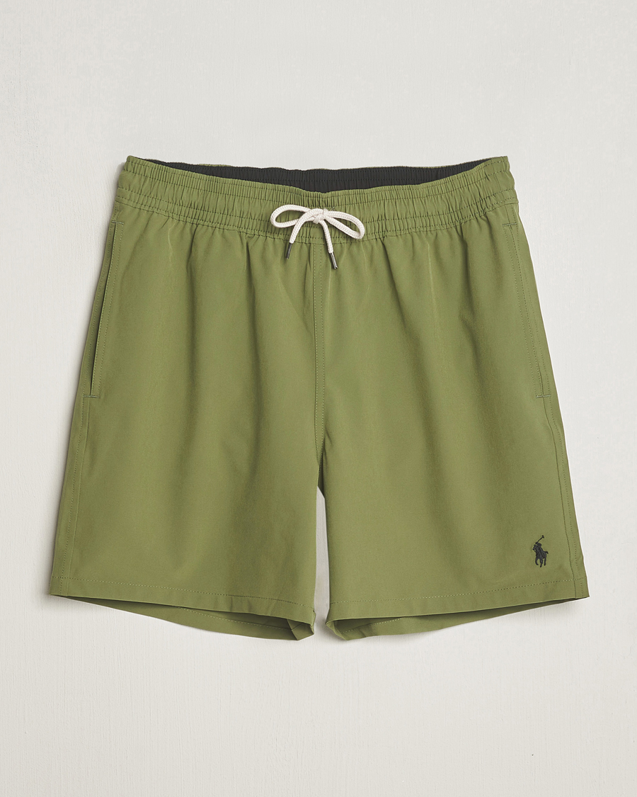 Herr | Badbyxor | Polo Ralph Lauren | Recycled Traveler Boxer Swimshorts Tree Green