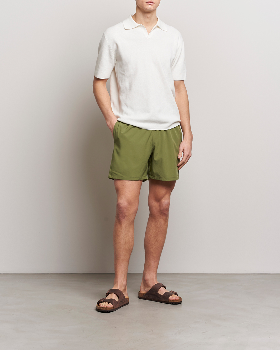 Herr | Badbyxor | Polo Ralph Lauren | Recycled Traveler Boxer Swimshorts Tree Green