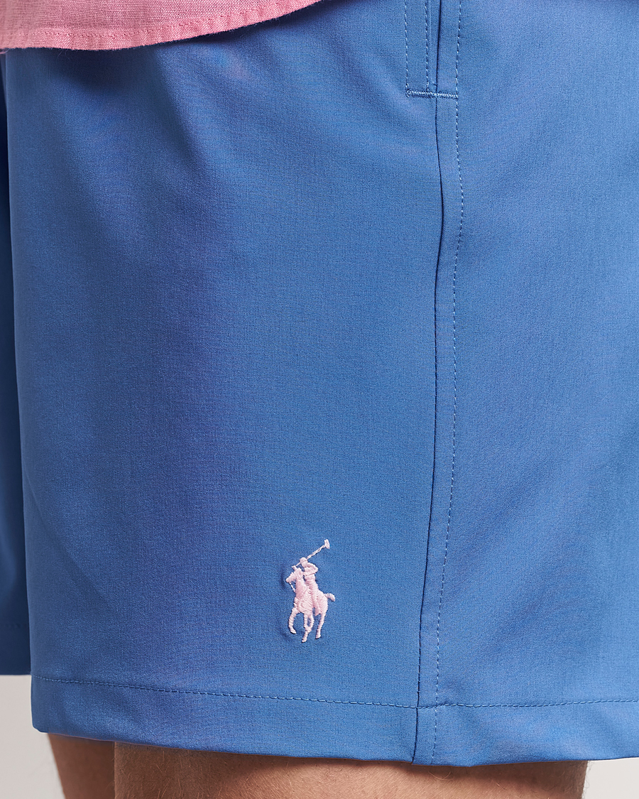 Herr | Badbyxor | Polo Ralph Lauren | Recycled Traveler Boxer Swimshorts New England Blue