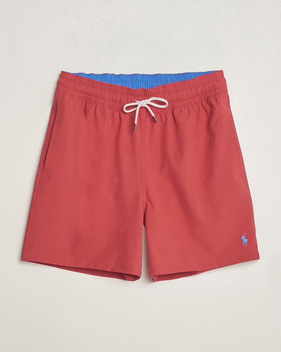Herr | Badbyxor | Polo Ralph Lauren | Recycled Traveler Boxer Swimshorts Nantucket Red