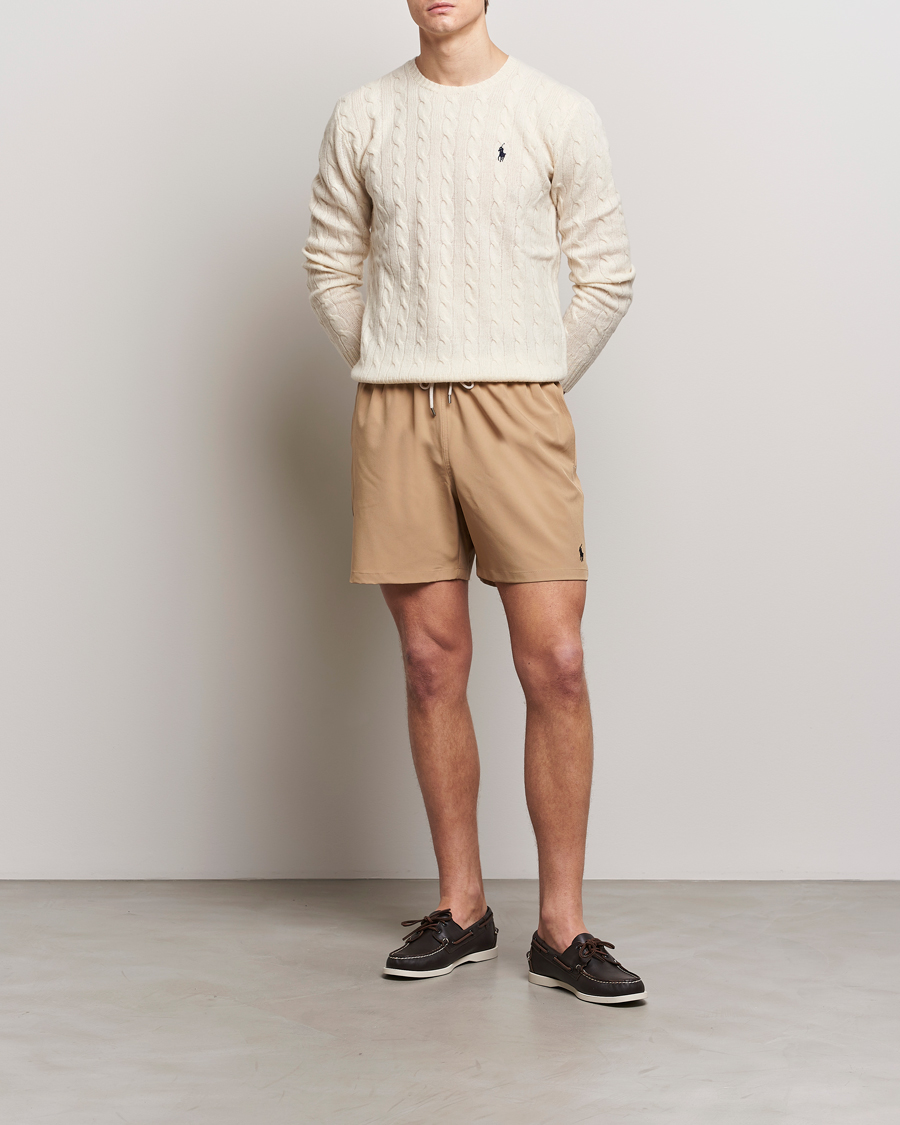 Herr | Badbyxor | Polo Ralph Lauren | Recycled Traveler Boxer Swimshorts Vintage Khaki