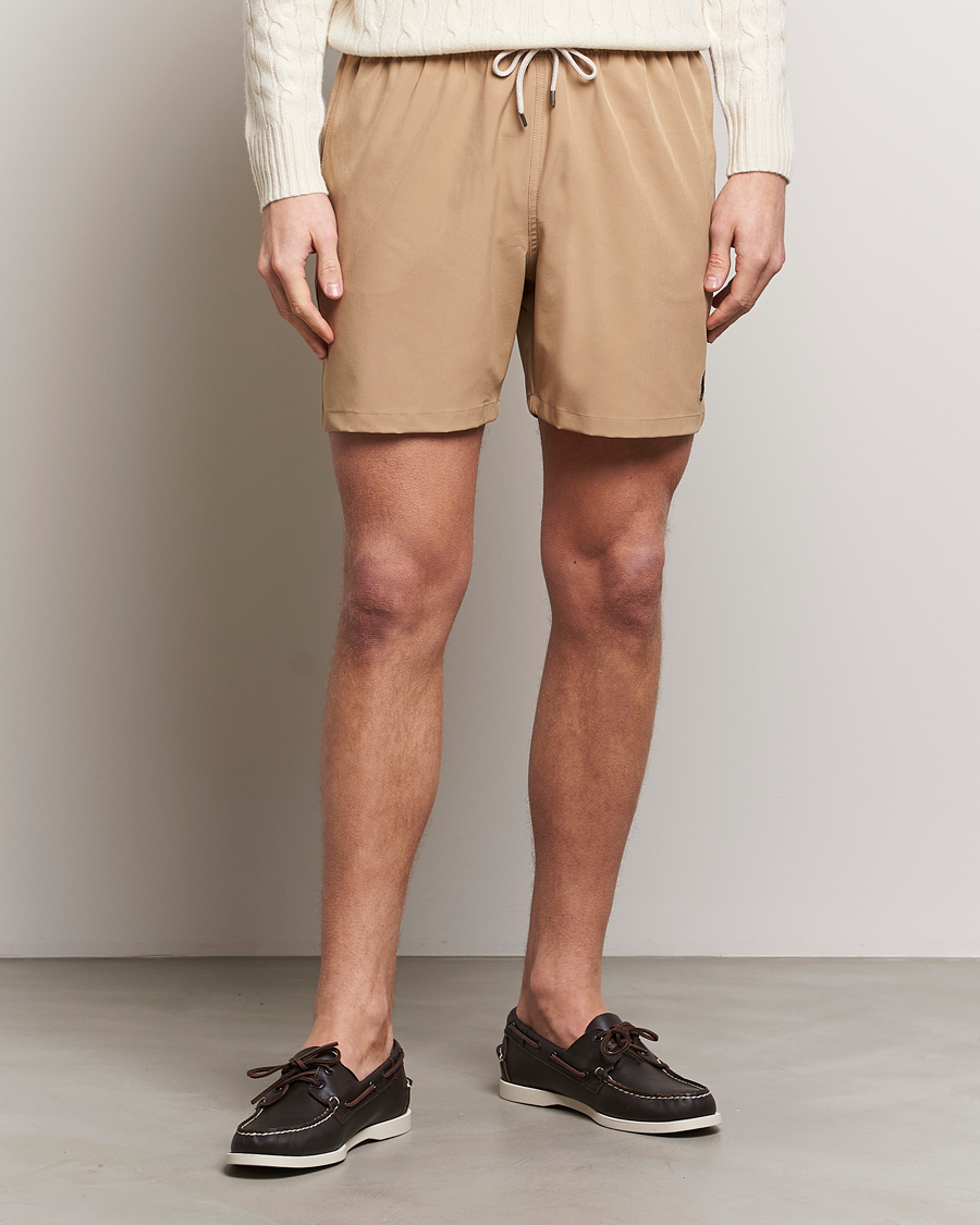 Herre | Badebukser | Polo Ralph Lauren | Recycled Traveler Boxer Swimshorts Vintage Khaki