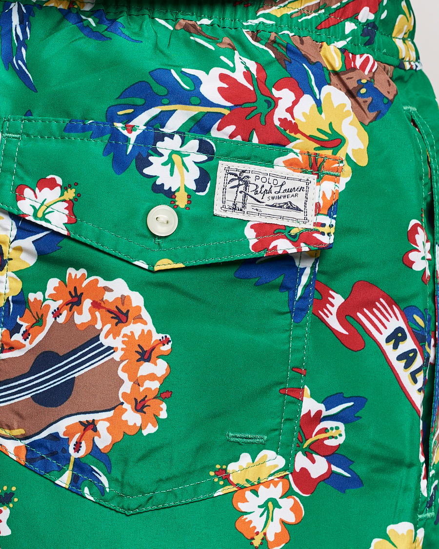 Herr | Badbyxor | Polo Ralph Lauren | Recycled Traveler Printed Swimshorts Surfer Bear
