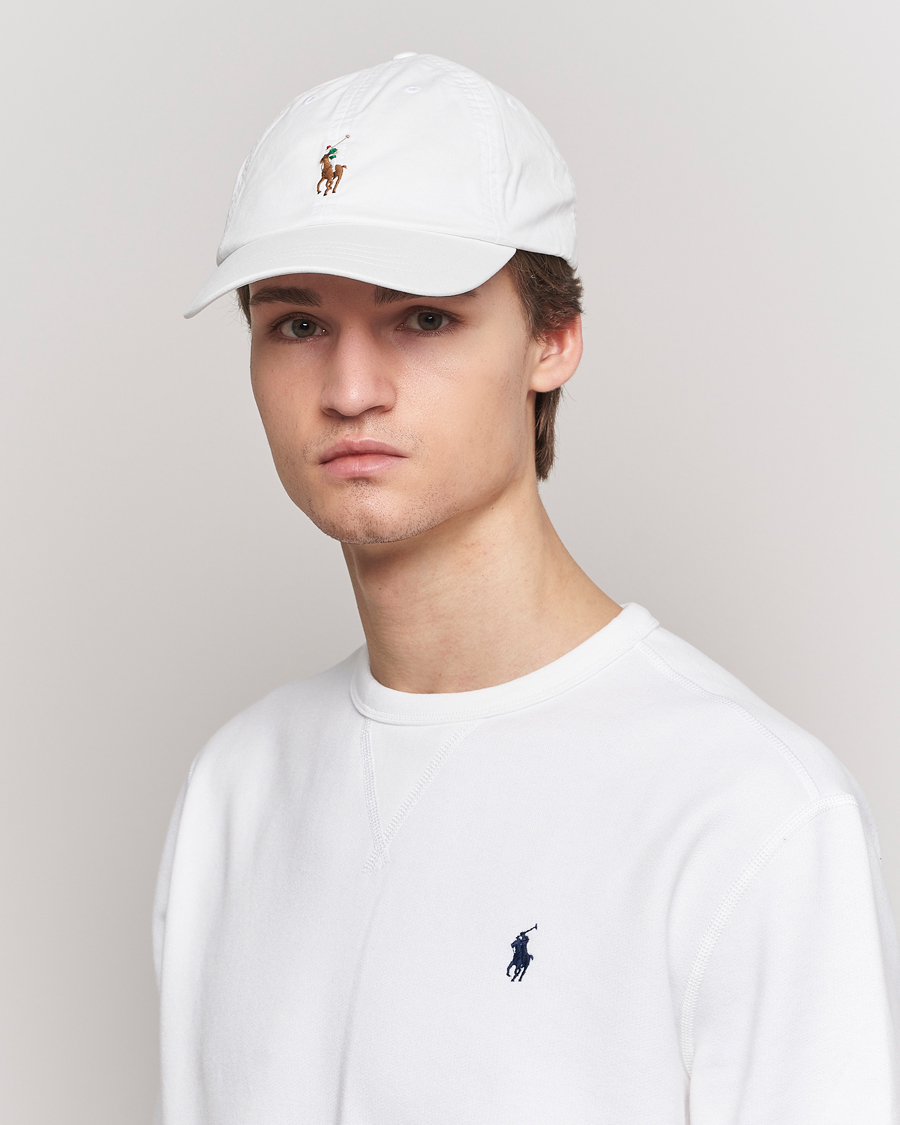 Herr | Hattar & kepsar | Polo Ralph Lauren | Stretch Twill Cap Deckwash White