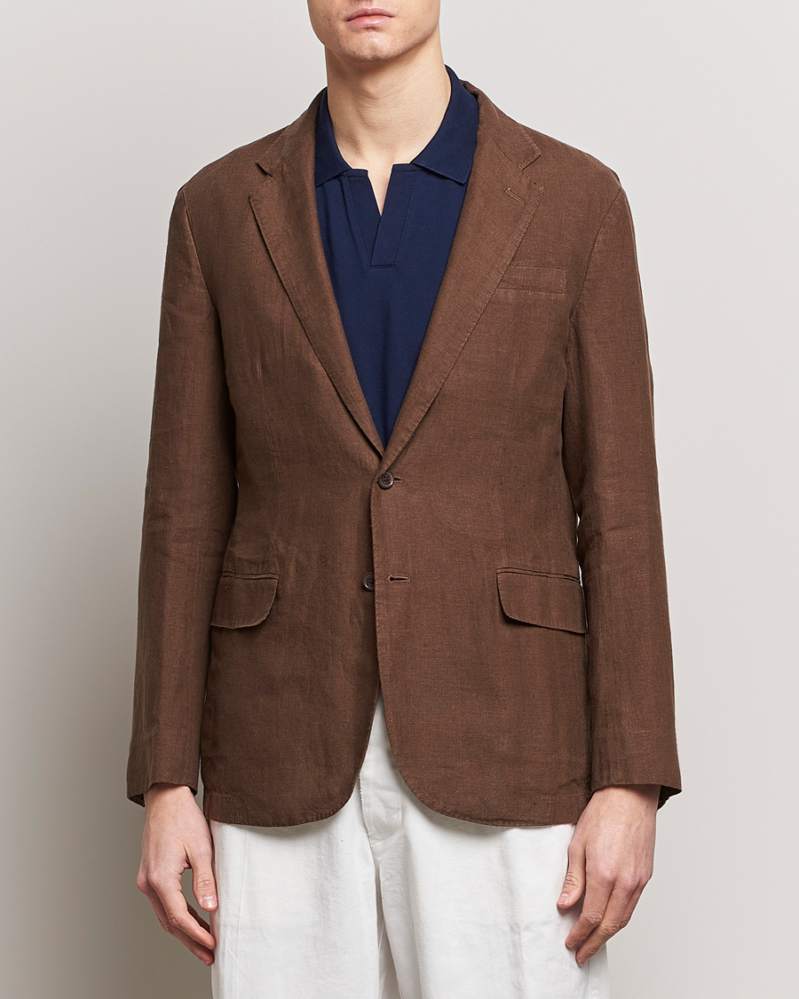 Herr | Preppy Authentic | Polo Ralph Lauren | Linen Sportcoat Chestnut