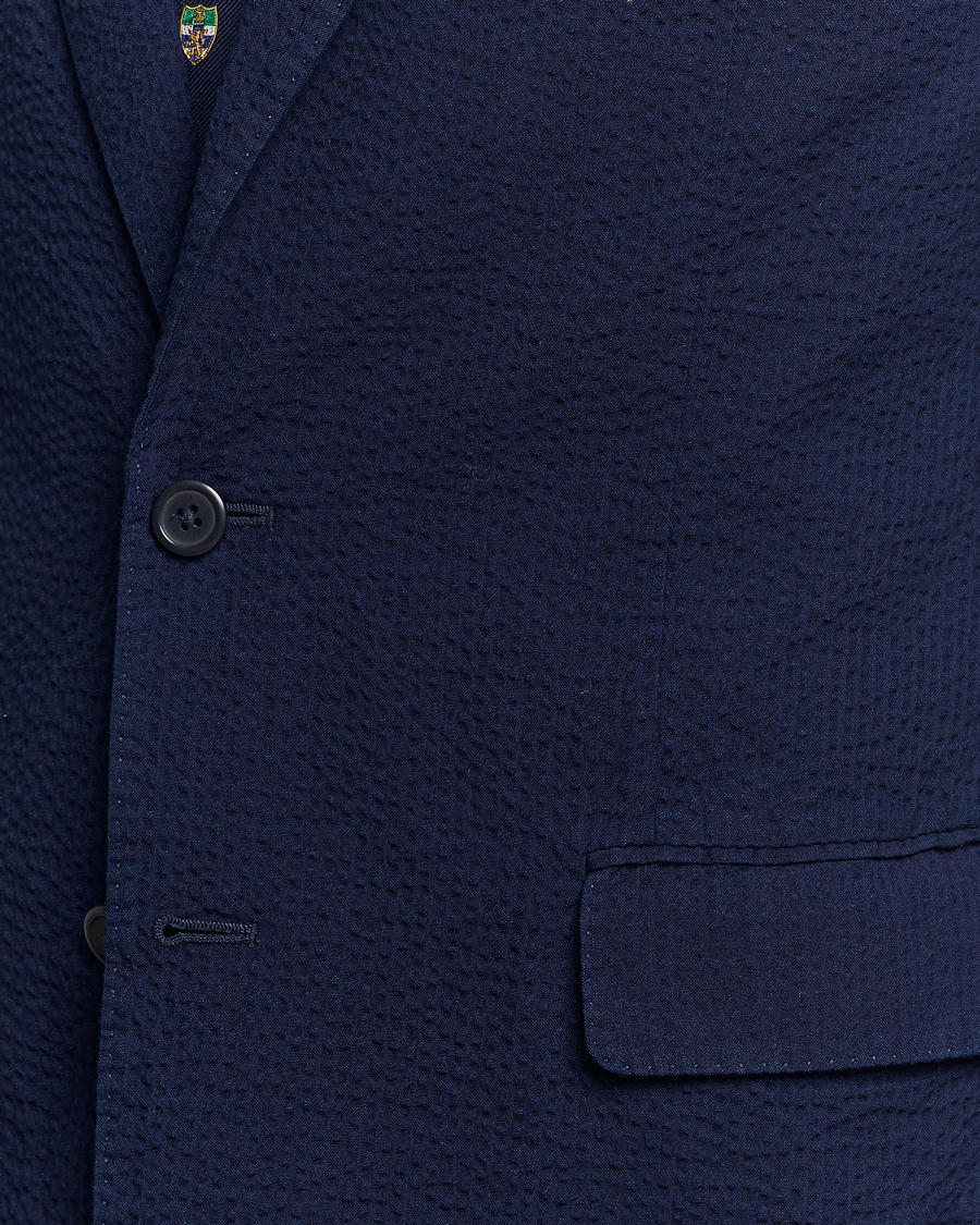 Herr | Kavajer | Polo Ralph Lauren | Seersucker Sportcoat Indigo