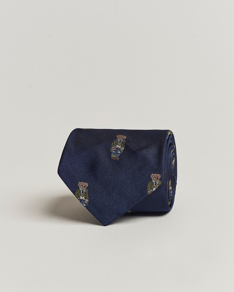 Herr | Polo Ralph Lauren Heritage Bear Tie Navy | Polo Ralph Lauren | Heritage Bear Tie Navy
