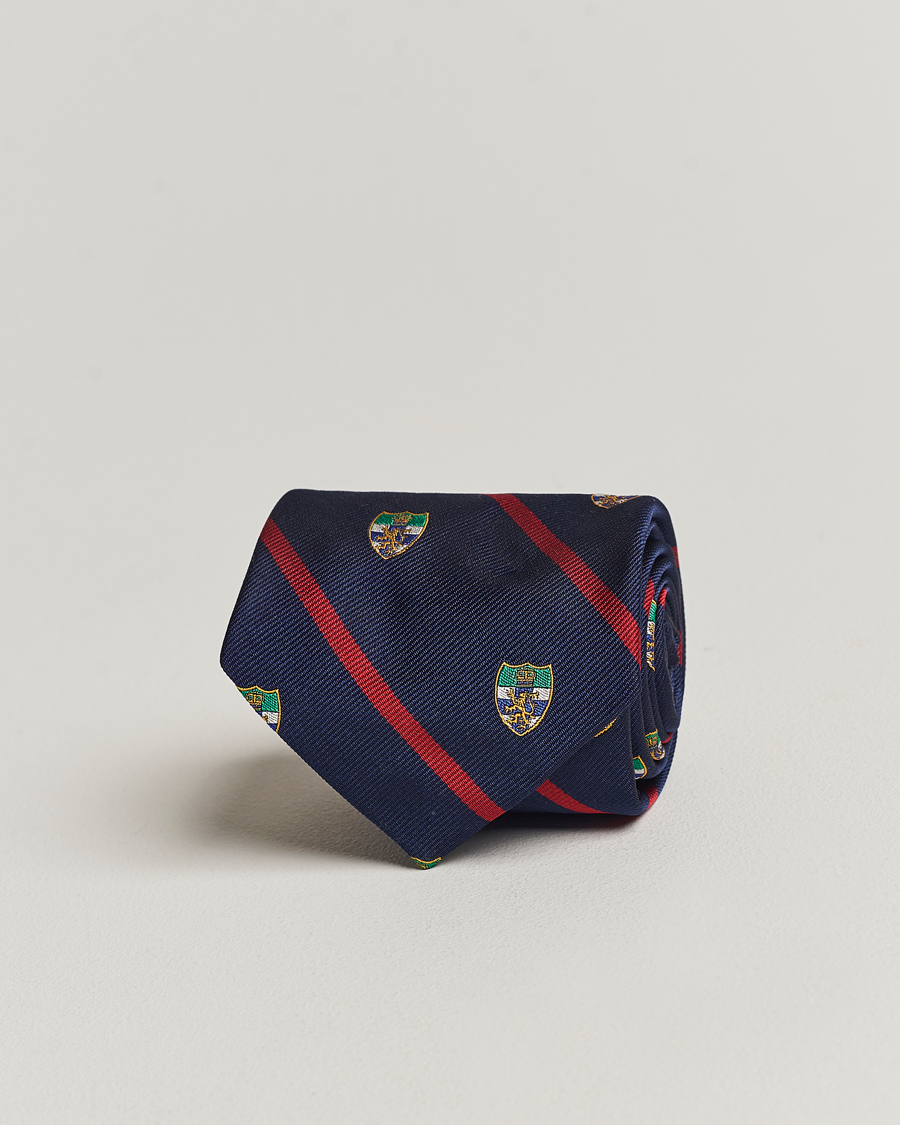Herr | Polo Ralph Lauren Club Lion Tie Navy/Red | Polo Ralph Lauren | Club Lion Tie Navy/Red