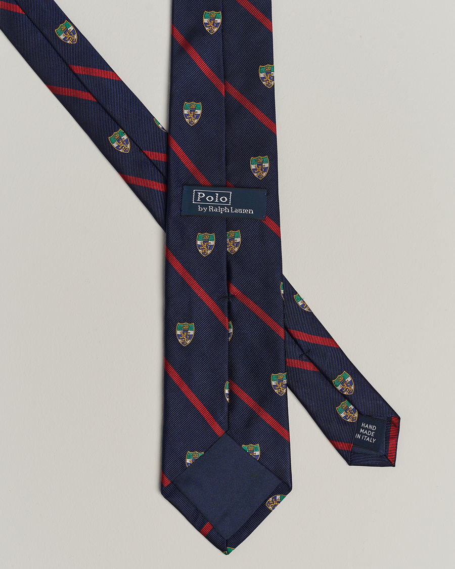 Herr | Polo Ralph Lauren Club Lion Tie Navy/Red | Polo Ralph Lauren | Club Lion Tie Navy/Red