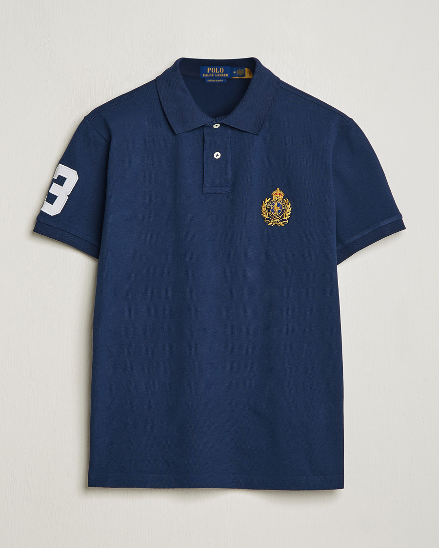 Herr | Pikéer | Polo Ralph Lauren | Custom Slim Fit Match Club Polo Newport Navy
