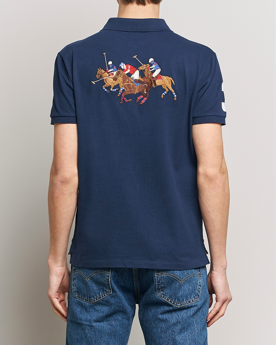 Herr | Pikéer | Polo Ralph Lauren | Custom Slim Fit Match Club Polo Newport Navy