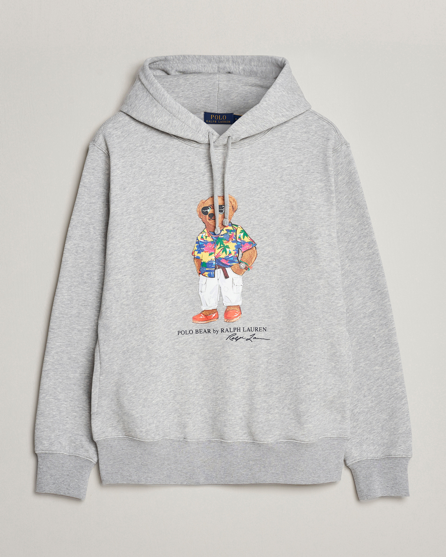 Herr | Tröjor | Polo Ralph Lauren | Printed Beach Bear Hoodie Andover Heather