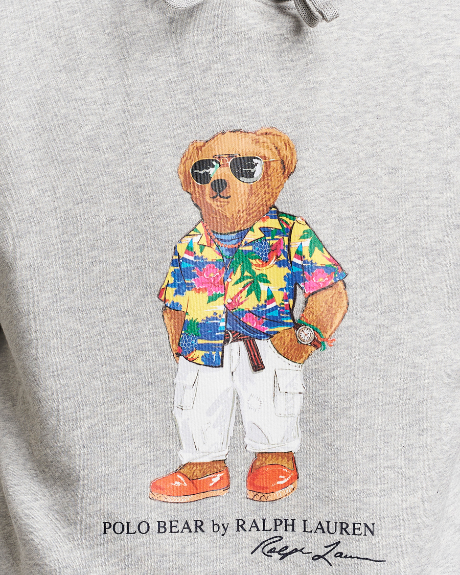 Herr | Tröjor | Polo Ralph Lauren | Printed Beach Bear Hoodie Andover Heather