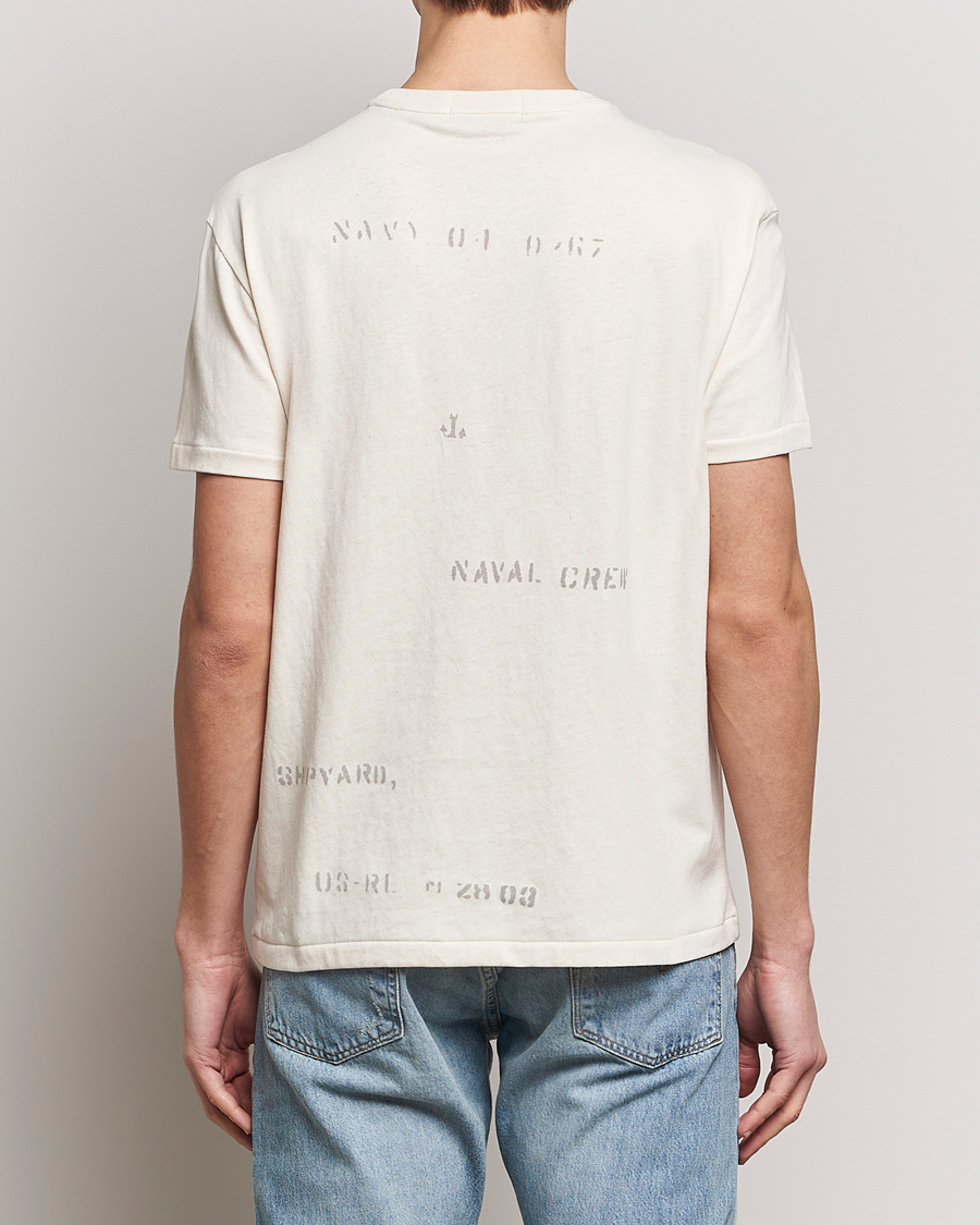 Herr | T-Shirts | Polo Ralph Lauren | Graphic Printed Crew Neck T-Shirt Deckwash White