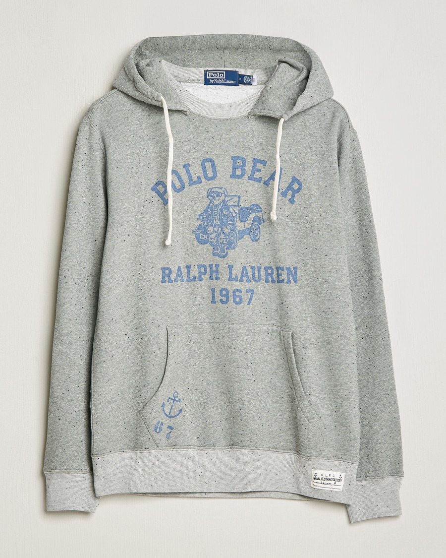 Herr | Tröjor | Polo Ralph Lauren | Graphic Printed Vintage Fleece Hoodie Loft Heather