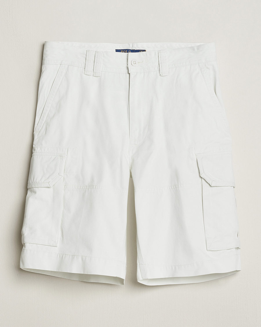 Herr | Shorts | Polo Ralph Lauren | Slub Twill Cargo Shorts Deckwash White