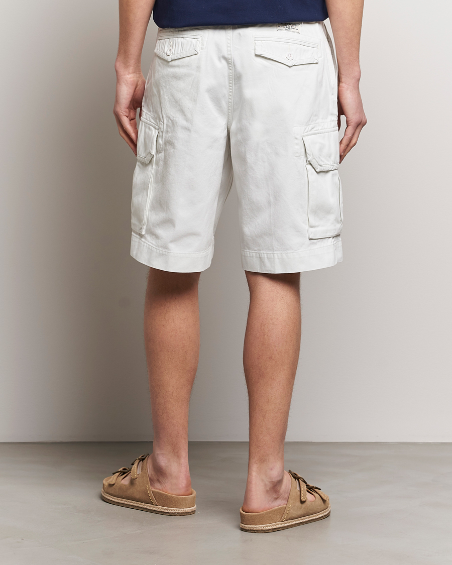 Herr | Shorts | Polo Ralph Lauren | Slub Twill Cargo Shorts Deckwash White