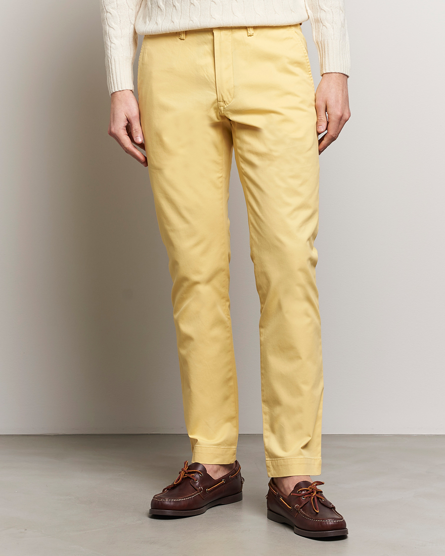 Herre |  | Polo Ralph Lauren | Slim Fit Stretch Chinos Corn Yellow