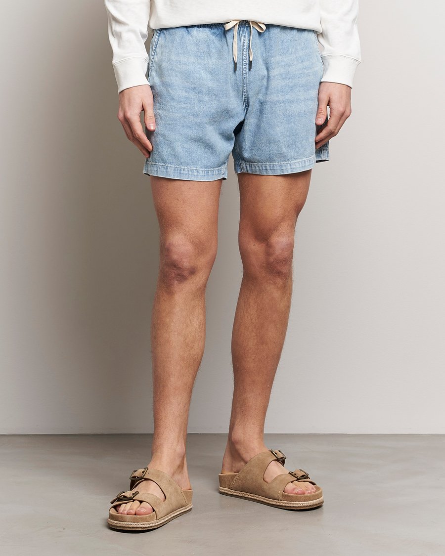 Herr | Polo Ralph Lauren | Polo Ralph Lauren | Prepster Denim Shorts Light Wash