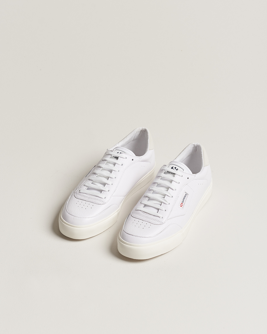 Herr | Skor | Superga | 3843 Leather Sneaker White