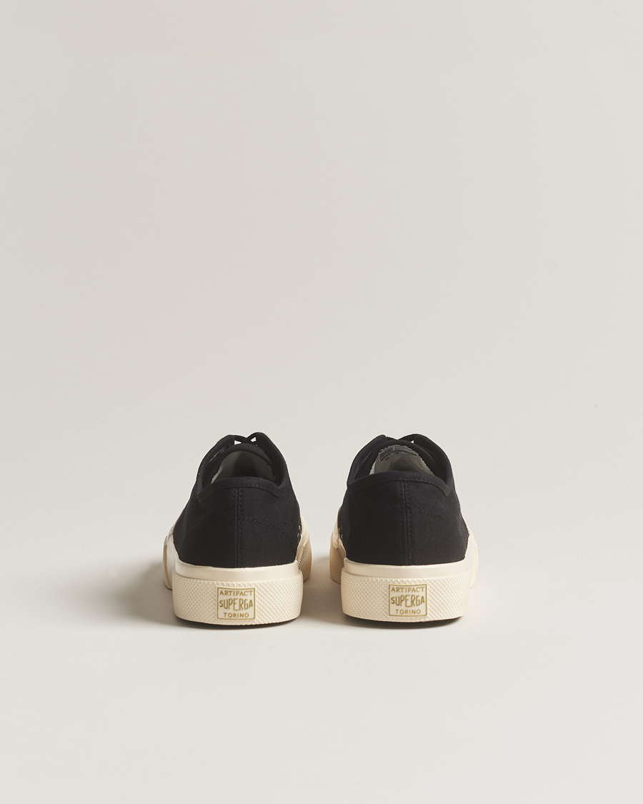 Herr | Superga Artifact 2432 Canvas Sneaker Black | Superga | Artifact 2432 Canvas Sneaker Black
