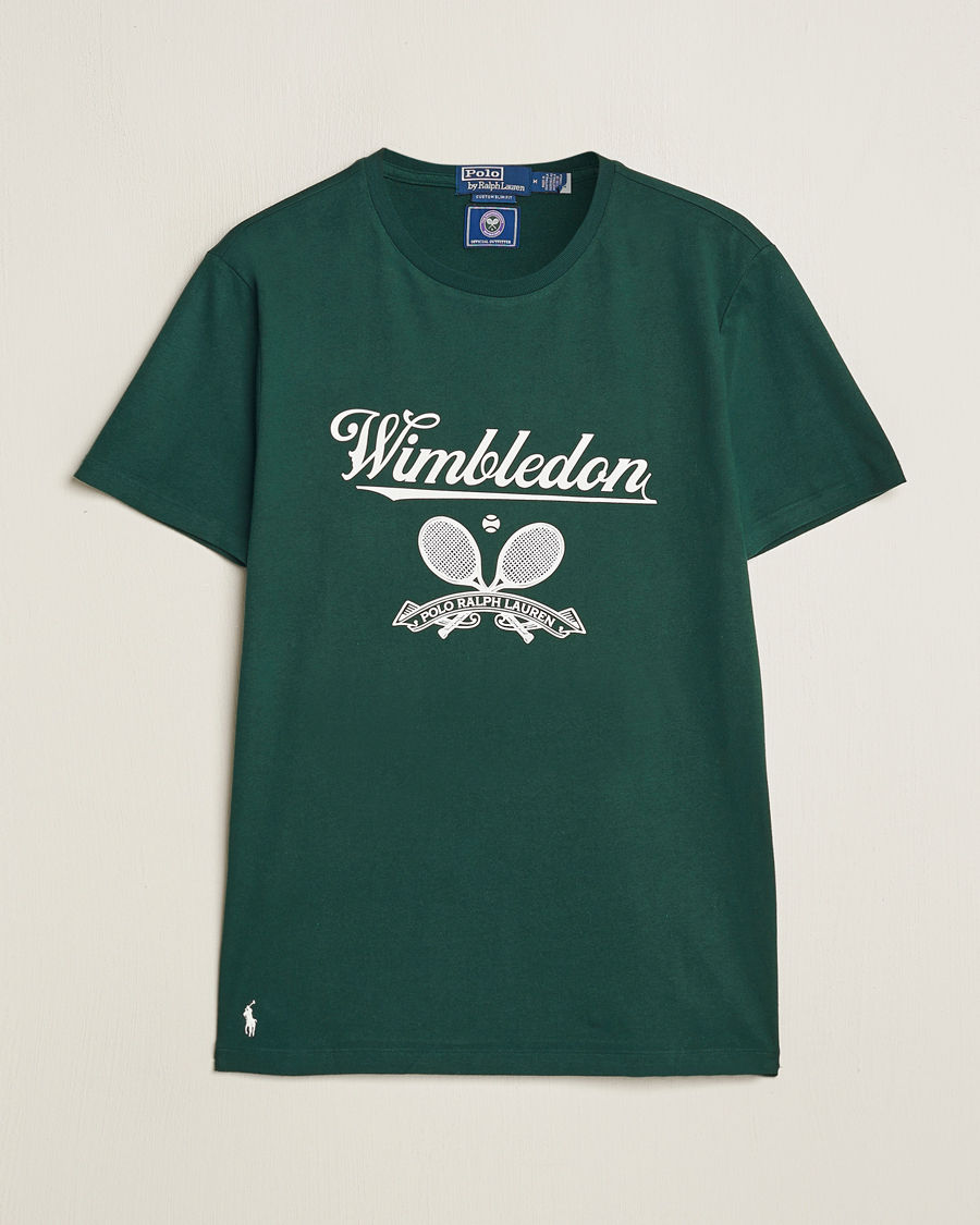 Herr | T-Shirts | Polo Ralph Lauren | Wimbledon Printed Tee Moss Agate