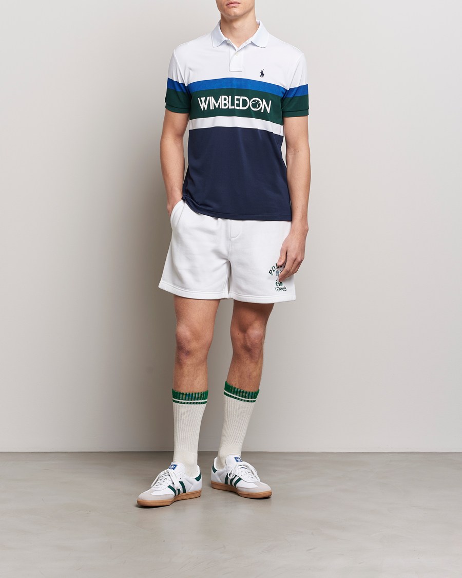 Herr | Pikéer | Polo Ralph Lauren | Wimbledon Block Custom Slim Fit Polo Refined Navy/Multi