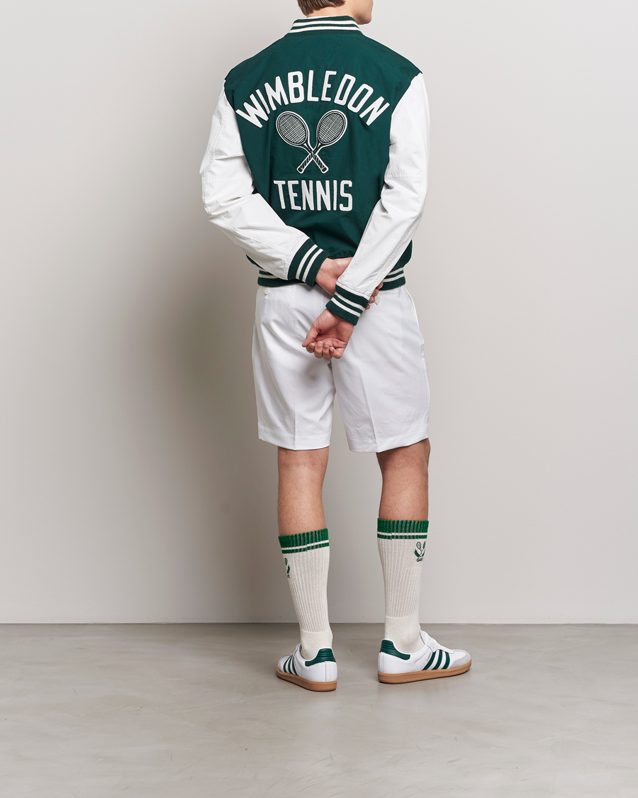 Herr | Jackor | Polo Ralph Lauren | Wimbledon Bomber Jacket White/Moss Agate