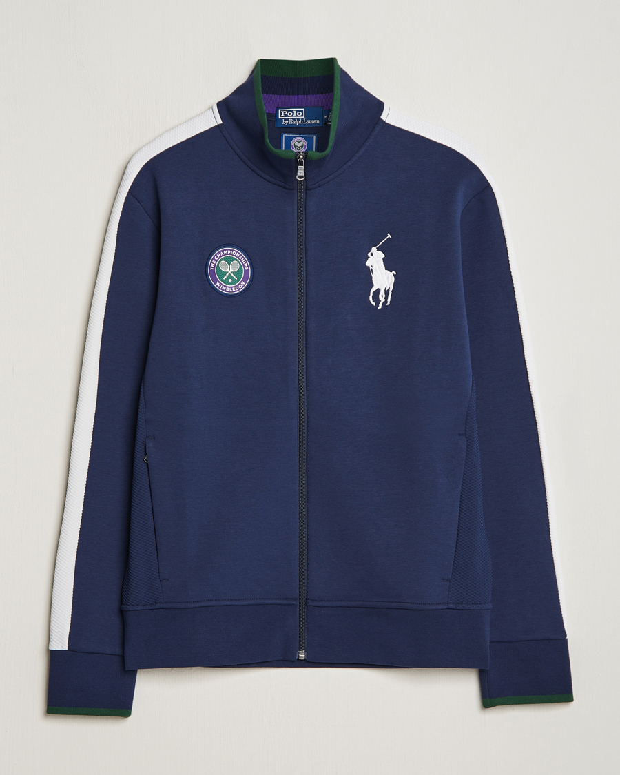 Herr | Tröjor | Polo Ralph Lauren | Wimbledon Full Zip Navy/White