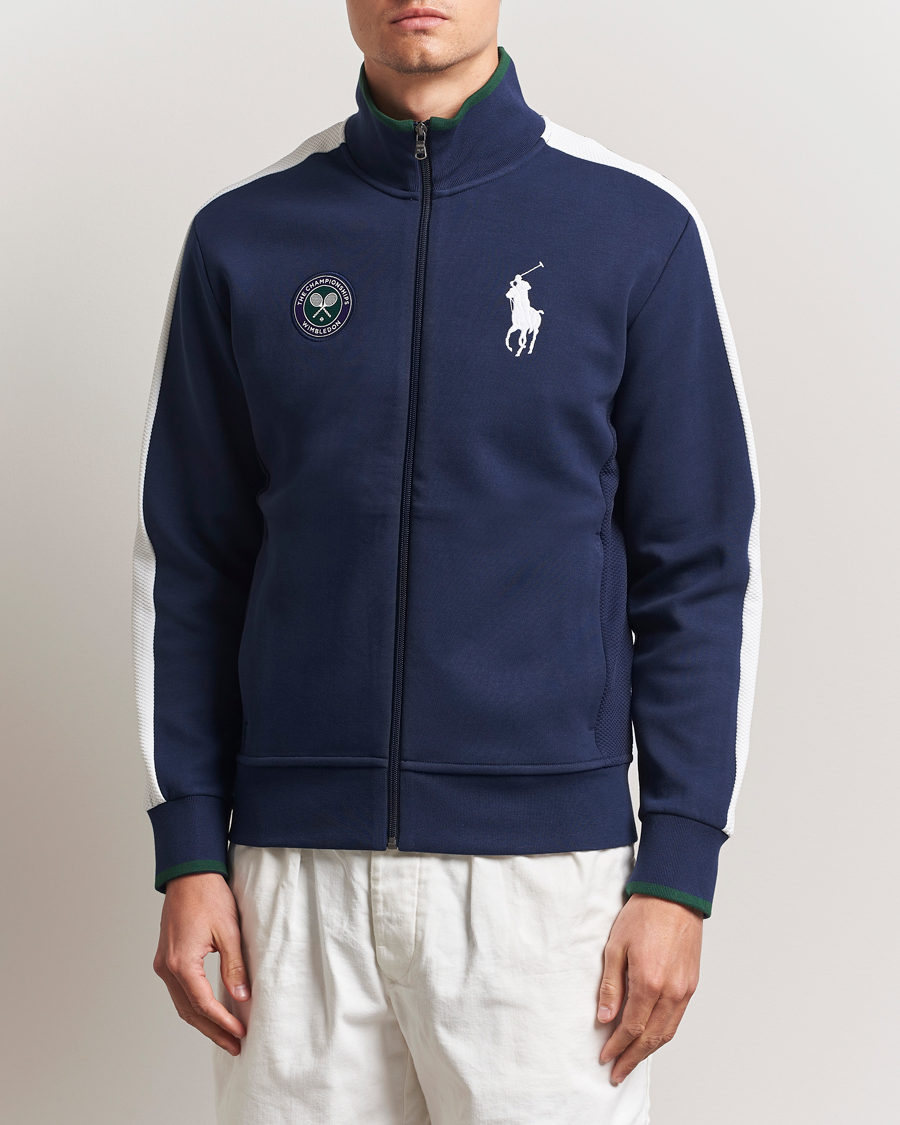 Herr | Tröjor | Polo Ralph Lauren | Wimbledon Full Zip Navy/White